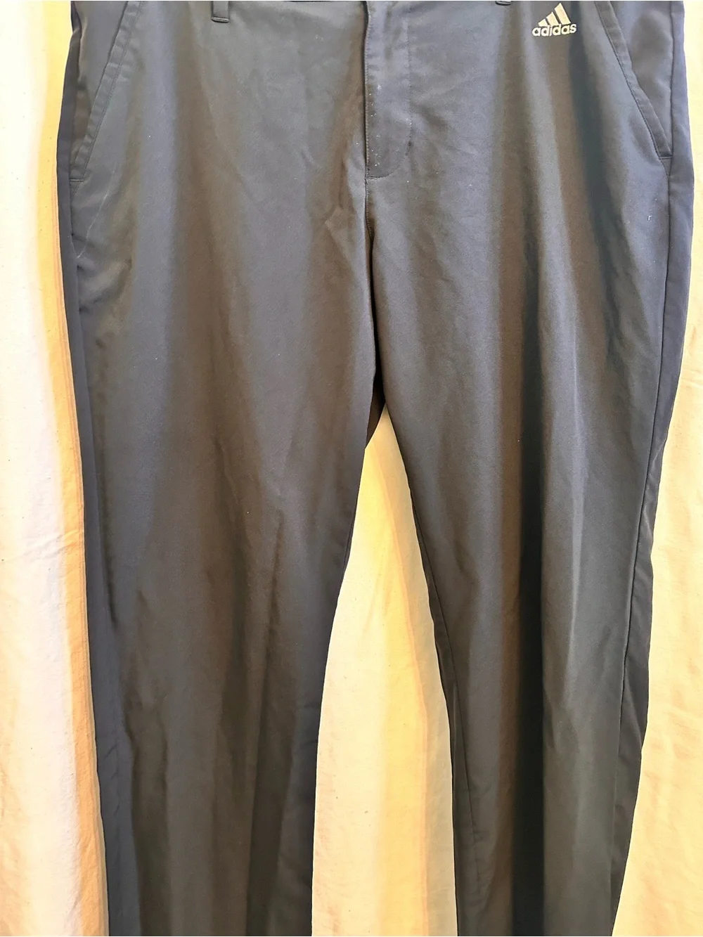 adidas Black Men's Stretch Chinos